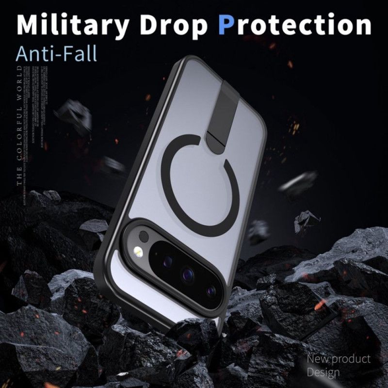 Hoesje Google Pixel 10 Pro Xl Mat Magsafe-compatibel Met Houder Bescherming Hoesje