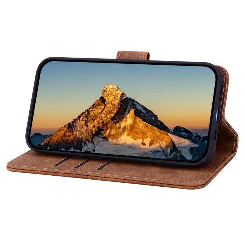 Leren Hoesje Voor Google Pixel 10 Pro Xl Bloemenmandala Print