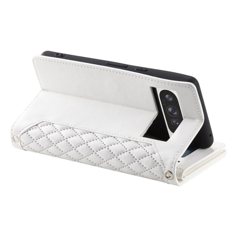 Leren Hoesje Voor Google Pixel 10 Pro Xl Gewatteerde Portemonnee