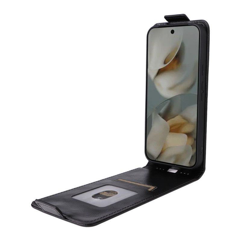 Leren Hoesje Voor Google Pixel 10 Pro Xl Verticale Klep