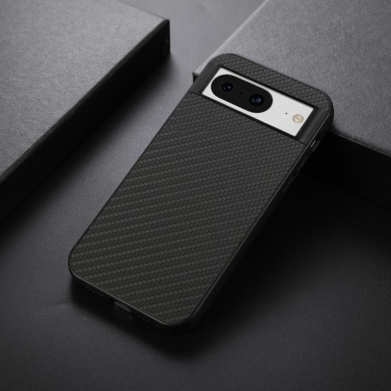 Hoesje Google Pixel 8 Klassieke Koolstofvezel