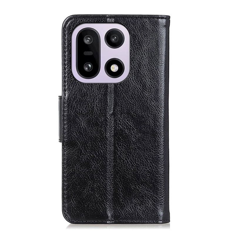 Flip Case Leren Oneplus 15 Nappa Splitleer