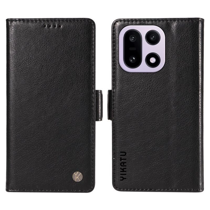 Flip Case Leren Oneplus 15 Vintage Yikatu