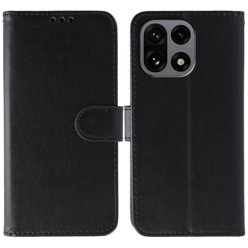 Folio-hoesje Oneplus 15 Effen Kunstleer