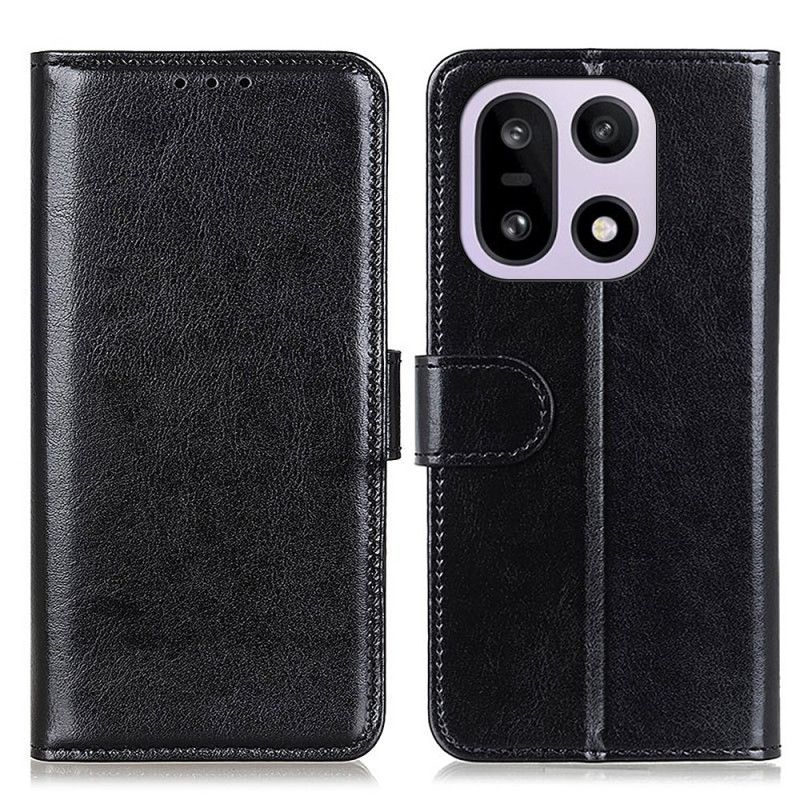 Folio-hoesje Oneplus 15 Lakleren