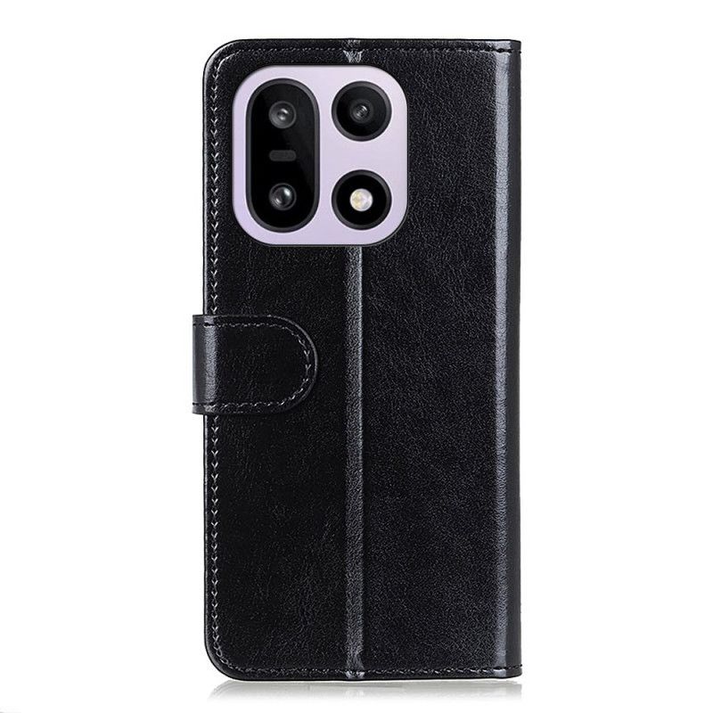 Folio-hoesje Oneplus 15 Lakleren