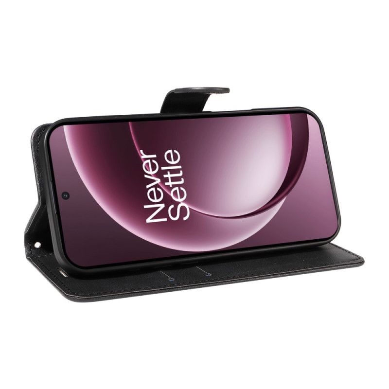 Folio-hoesje Oneplus 15 Telefoonhoesje Effen Kunstleer