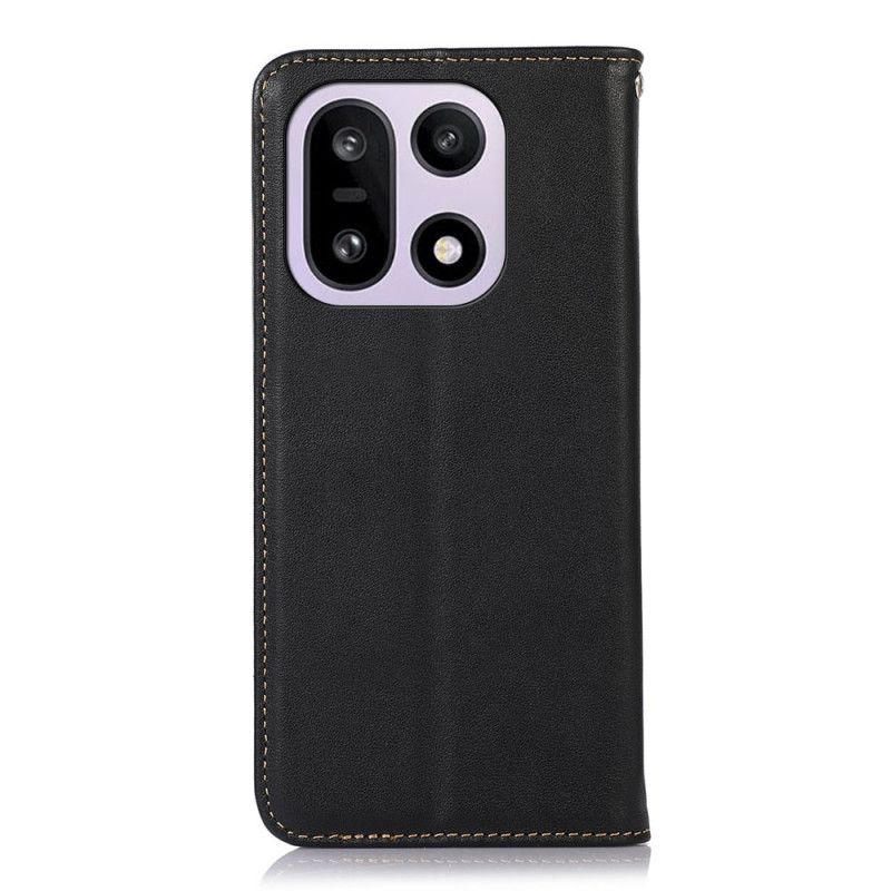 Folio-hoesje Oneplus 15 Telefoonhoesje Khazneh-leer