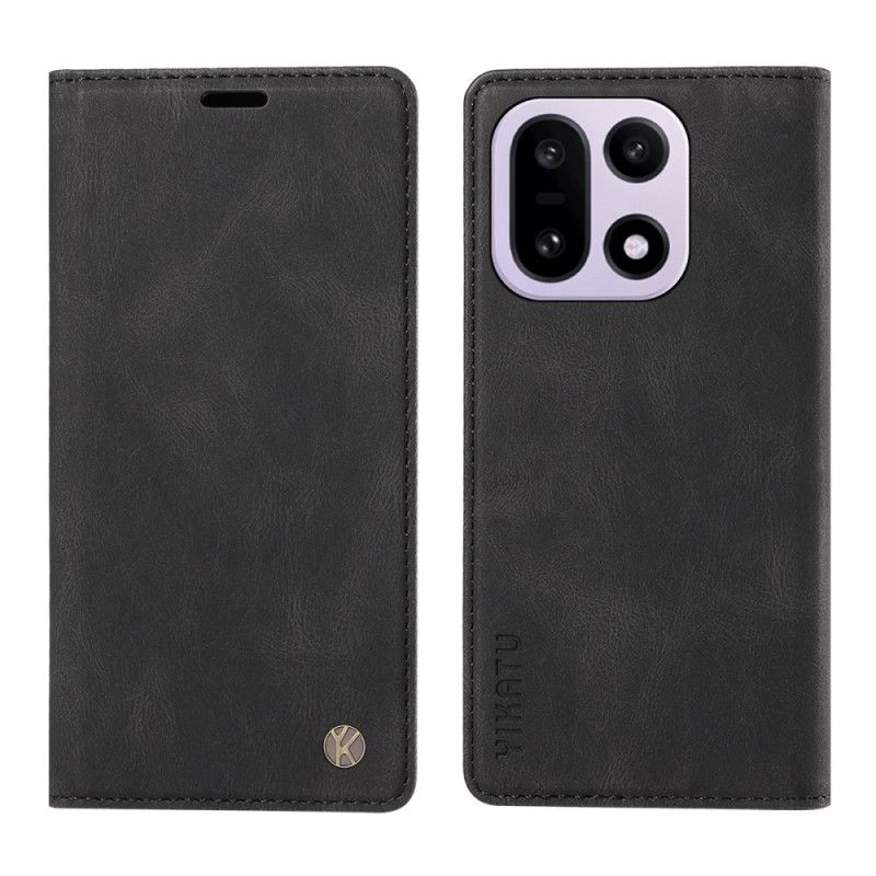 Folio-hoesje Oneplus 15 Yikatu Suède-effect