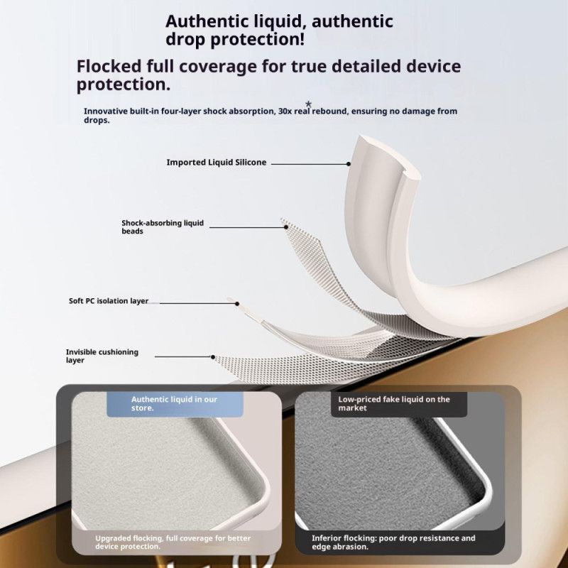 Hoesje Oneplus 15 Vloeibare Siliconen Bescherming Hoesje