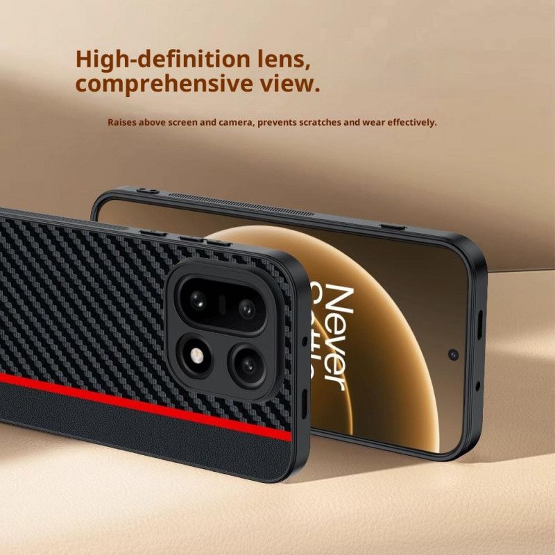 Hoesje Voor Oneplus 15 Koolstofvezeltextuur