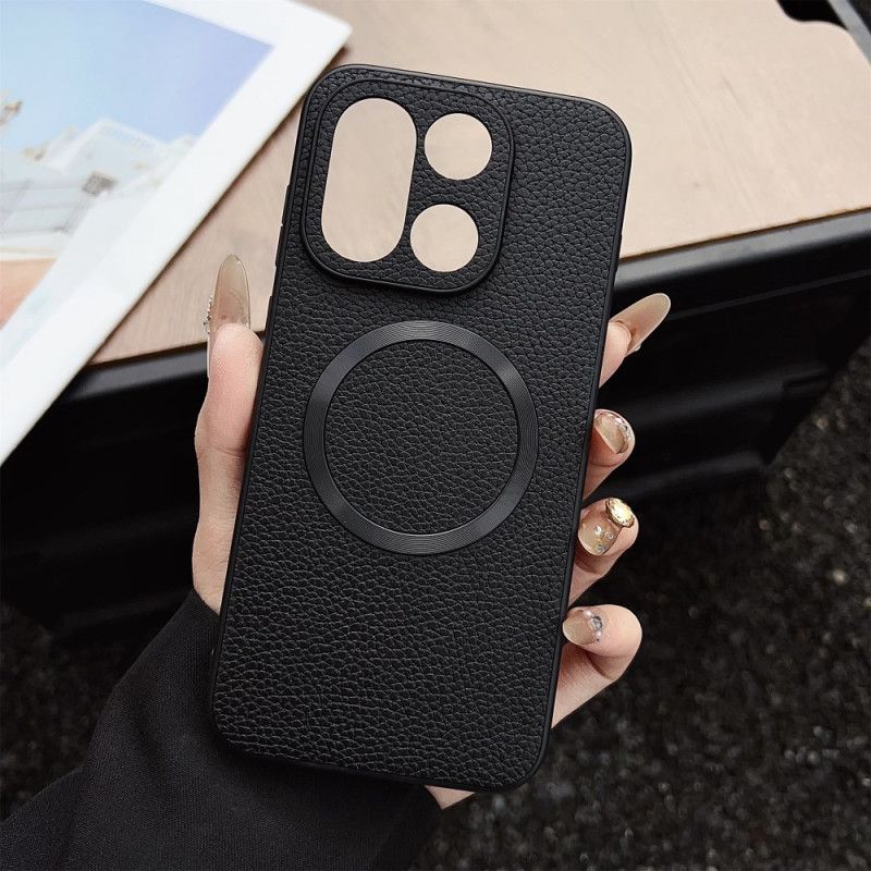 Hoesje Voor Oneplus 15 Magsafe Lychee Textuur