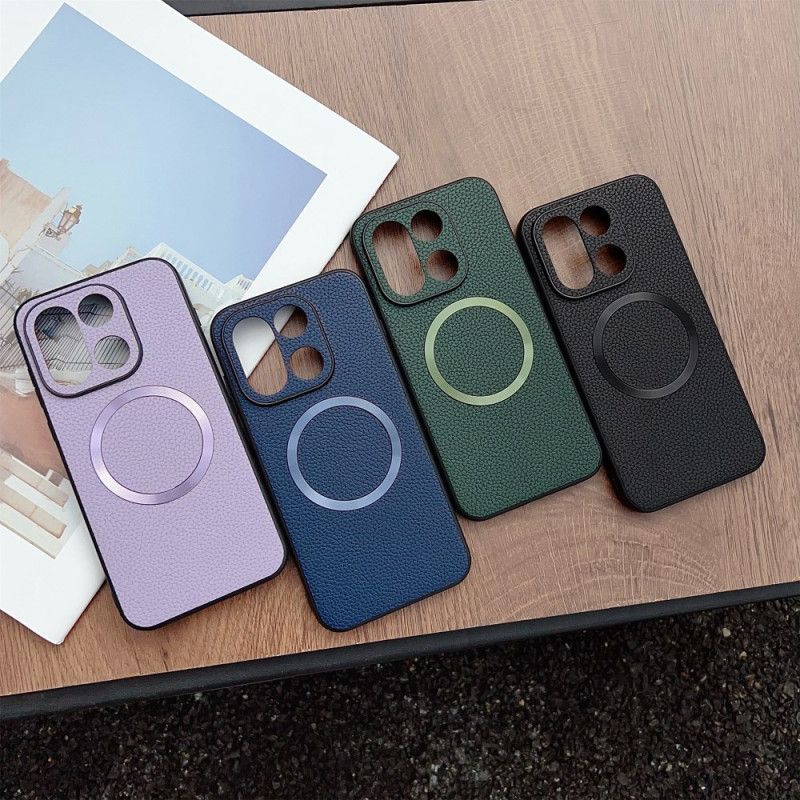 Hoesje Voor Oneplus 15 Magsafe Lychee Textuur