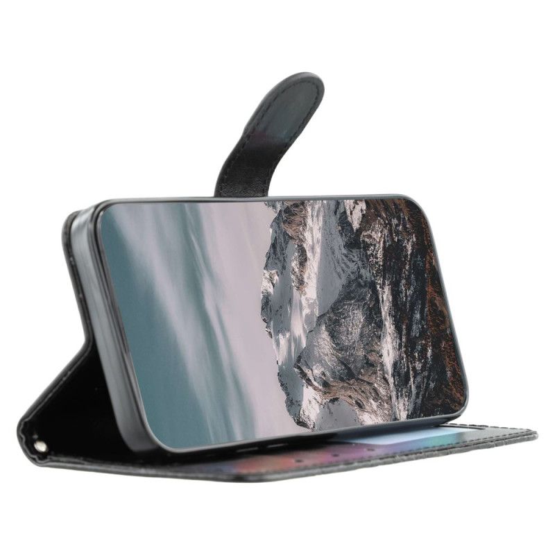 Leren Hoesje Oneplus 15 Bedrukt Mandala-patroon Bescherming Hoesje