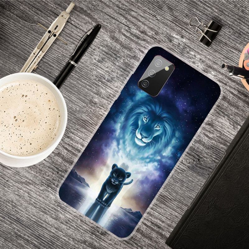 Case Hoesje Samsung Galaxy A02s Telefoonhoesje Leeuwenwelp