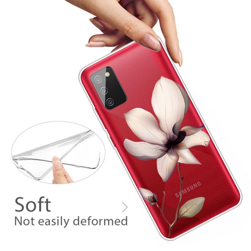 Case Hoesje Samsung Galaxy A02s Telefoonhoesje Premium Bloemen