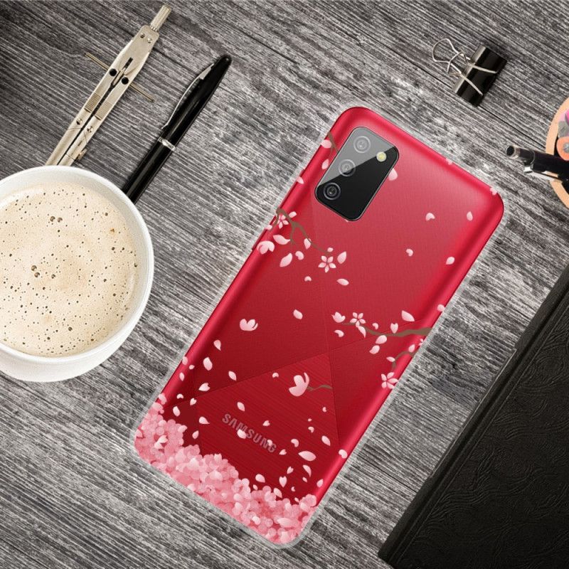 Hoesje Samsung Galaxy A02s Telefoonhoesje Bloeiende Takken