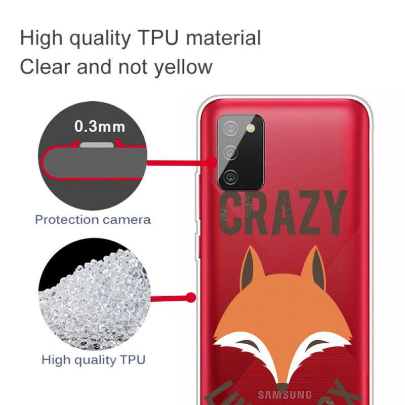 Hoesje Samsung Galaxy A02s Vos / Gek Als Een Vos