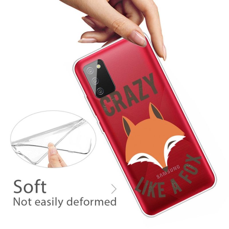 Hoesje Samsung Galaxy A02s Vos / Gek Als Een Vos