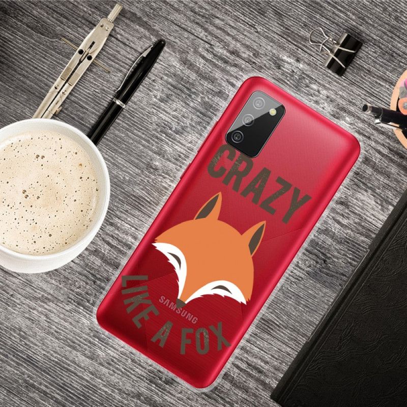Hoesje Samsung Galaxy A02s Vos / Gek Als Een Vos