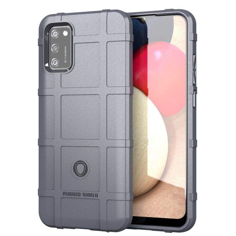 Hoesje Samsung Galaxy A02s Zwart Robuust Schild