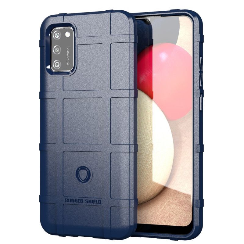 Hoesje Samsung Galaxy A02s Zwart Robuust Schild