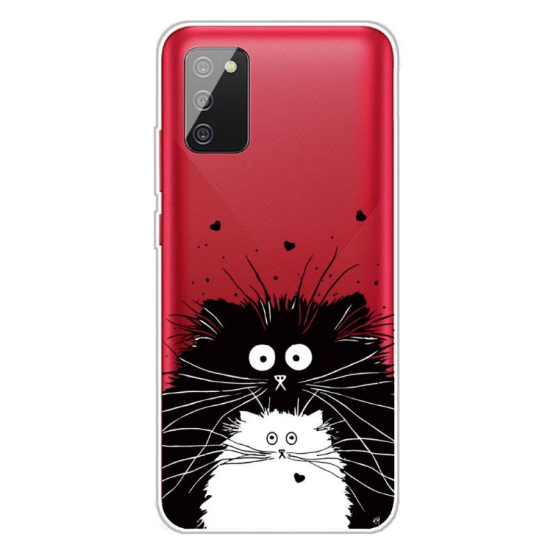 Hoesje voor Samsung Galaxy A02s Let Op De Katten