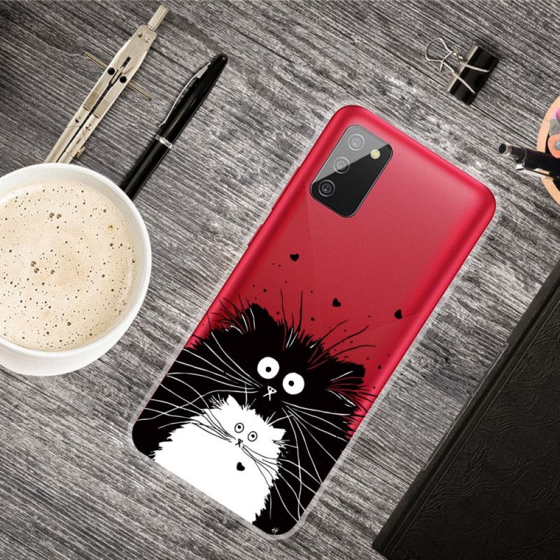 Hoesje voor Samsung Galaxy A02s Let Op De Katten