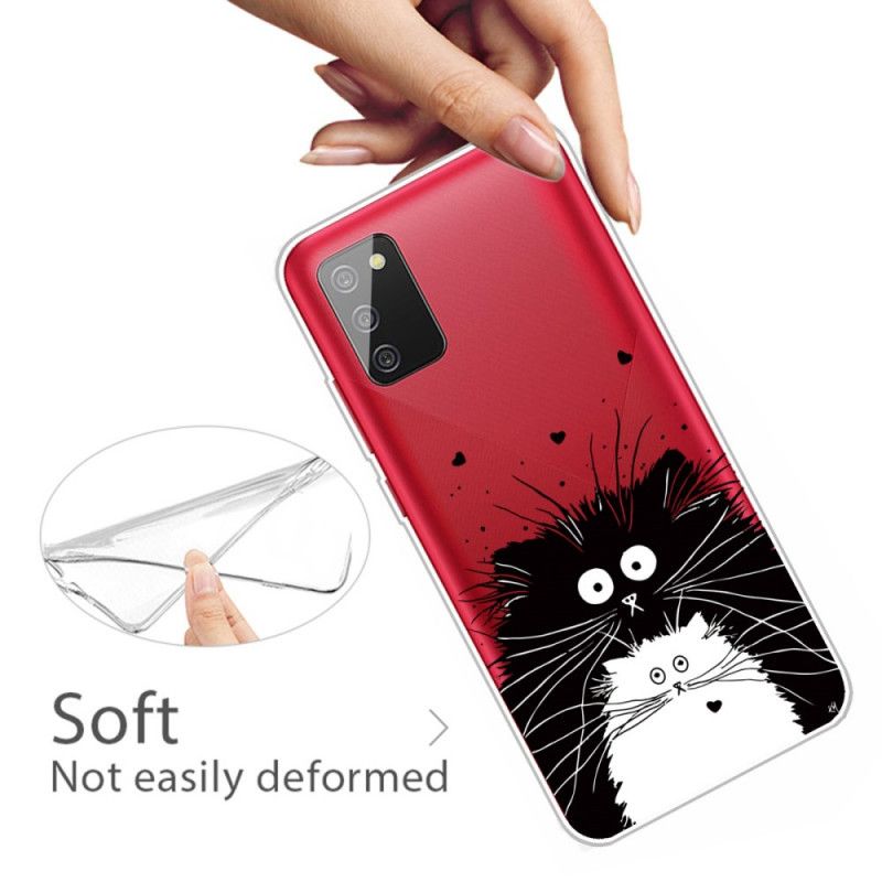 Hoesje voor Samsung Galaxy A02s Let Op De Katten