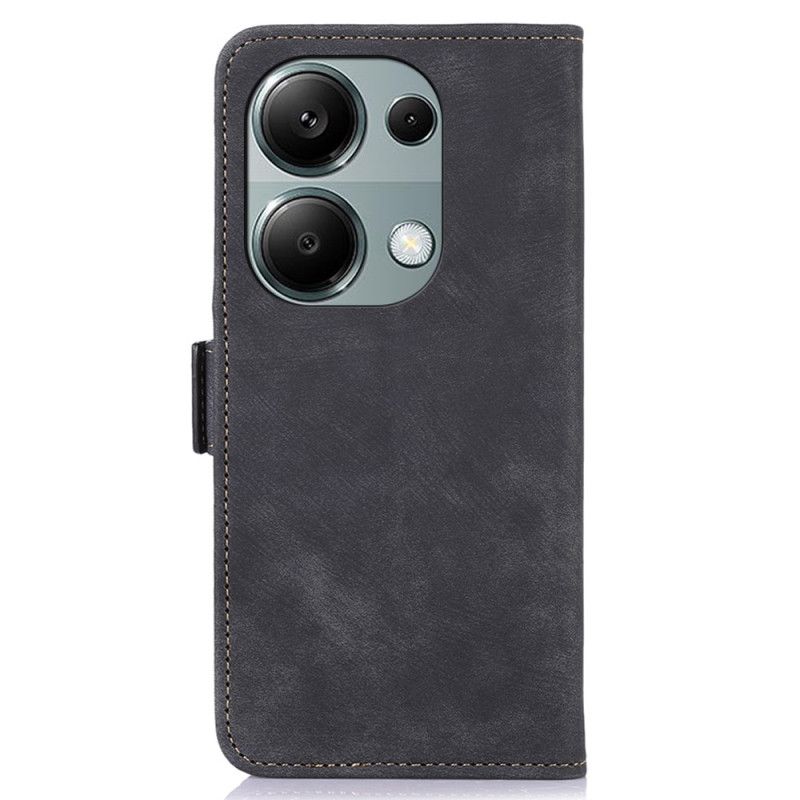 Folio-hoesje Xiaomi Redmi Note 13 Pro 4g Abeel Vintage Lederen Stijl
