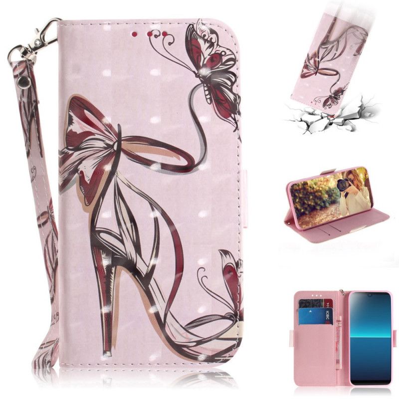 Leren Hoesje Sony Xperia L4 Riempomp