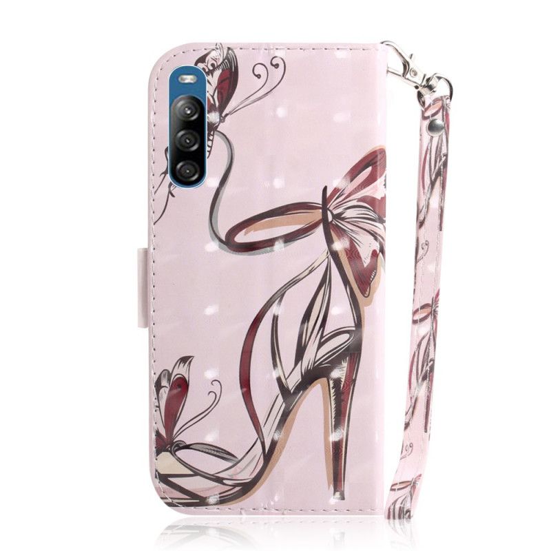 Leren Hoesje Sony Xperia L4 Riempomp