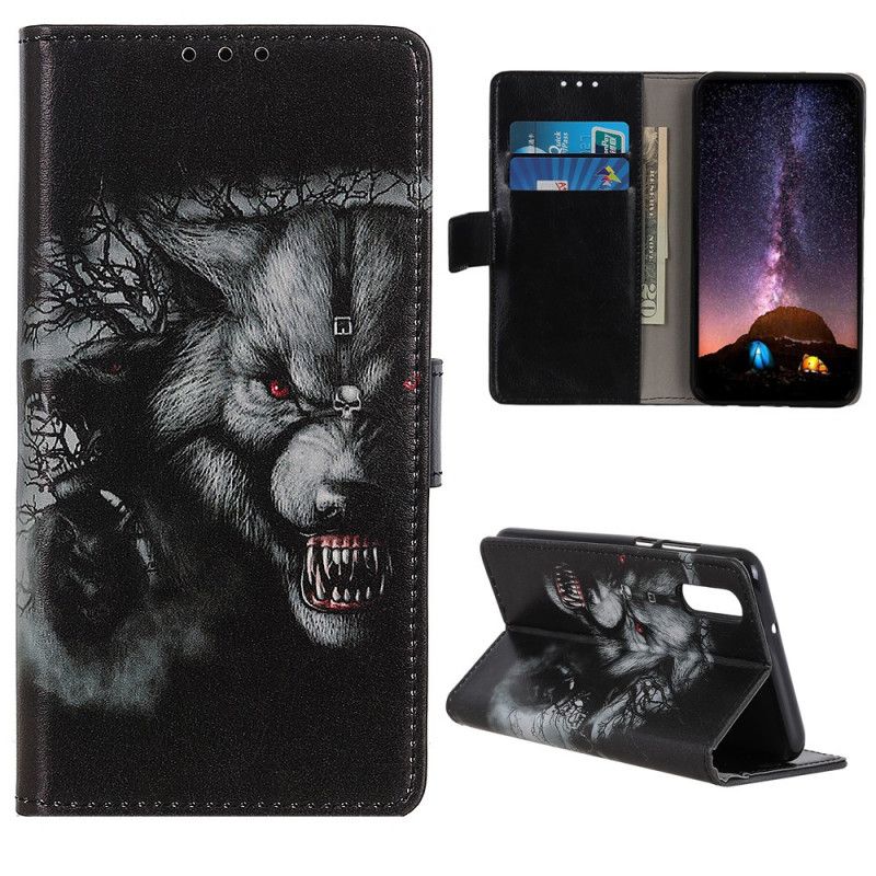 Leren Hoesje Sony Xperia L4 Weerwolf