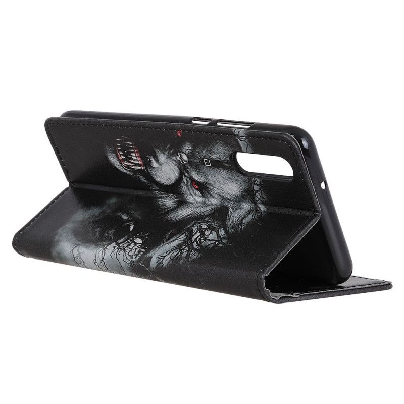 Leren Hoesje Sony Xperia L4 Weerwolf