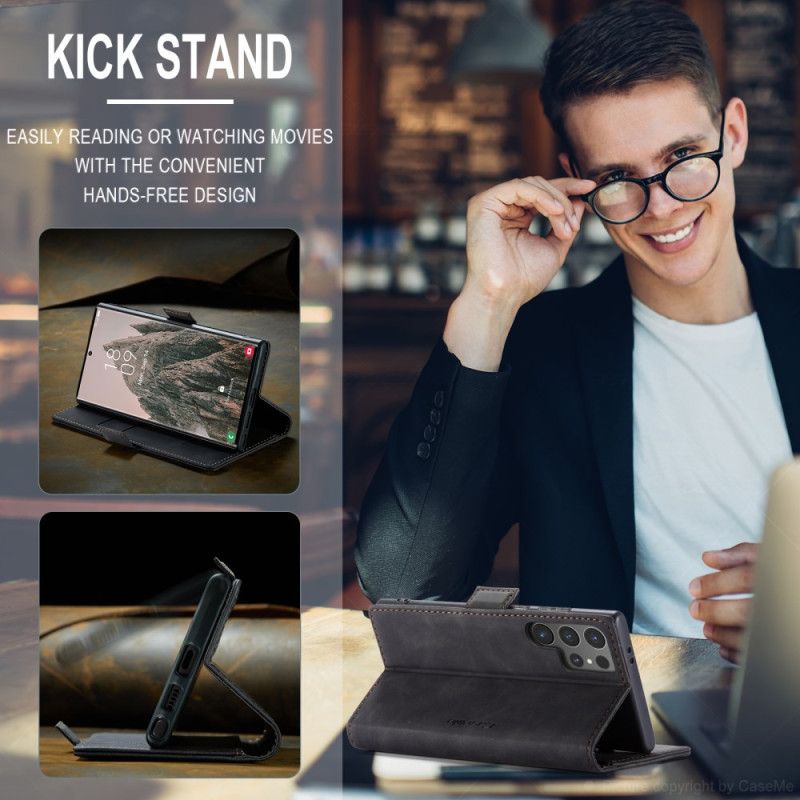 Bescherming Hoesje Samsung Galaxy S25 Ultra 5g Suède-effect Caseme