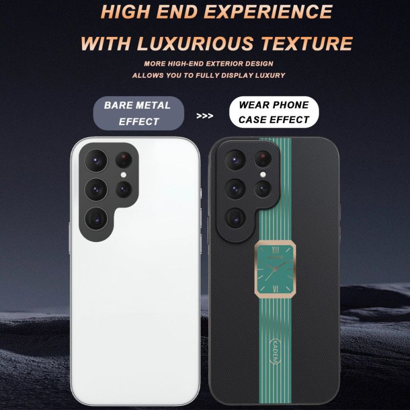 Case Hoesje Samsung Galaxy S25 Ultra 5g Telefoonhoesje Kadem Horloge