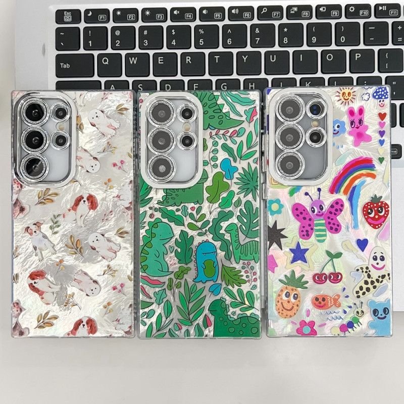 Case Hoesje Samsung Galaxy S25 Ultra 5g Telefoonhoesje Leuke Vlinders