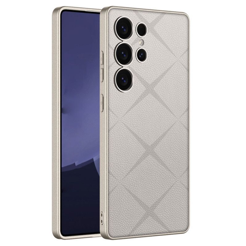 Case Hoesje Samsung Galaxy S25 Ultra 5g Telefoonhoesje Metallic Titanium