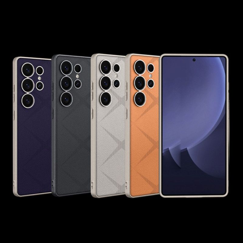 Case Hoesje Samsung Galaxy S25 Ultra 5g Telefoonhoesje Metallic Titanium