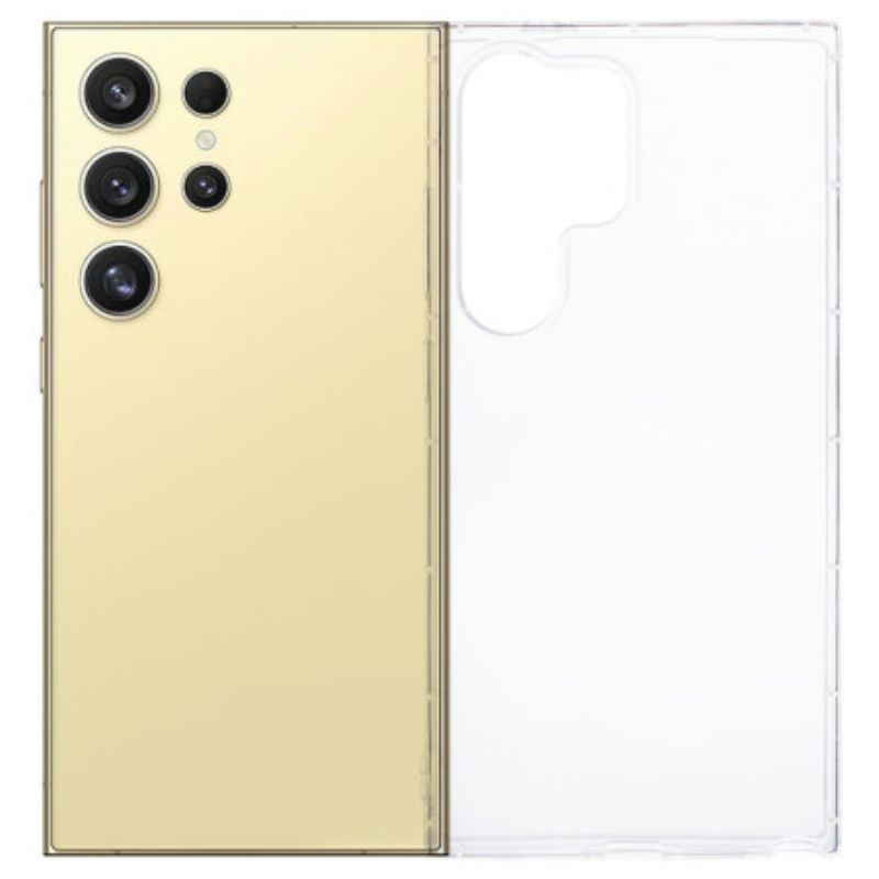 Case Hoesje Samsung Galaxy S25 Ultra 5g Telefoonhoesje Transparant Met Airbag