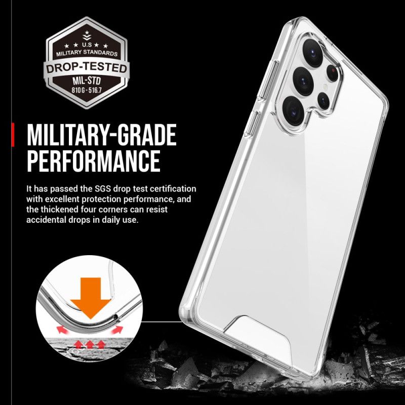 Case Hoesje Samsung Galaxy S25 Ultra 5g Telefoonhoesje Transparante Fusion
