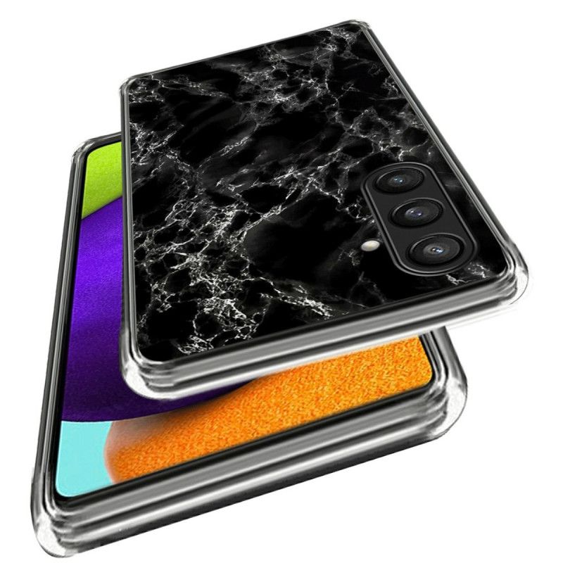 Case Hoesje Samsung Galaxy S25 Ultra 5g Telefoonhoesje Zwart Marmer