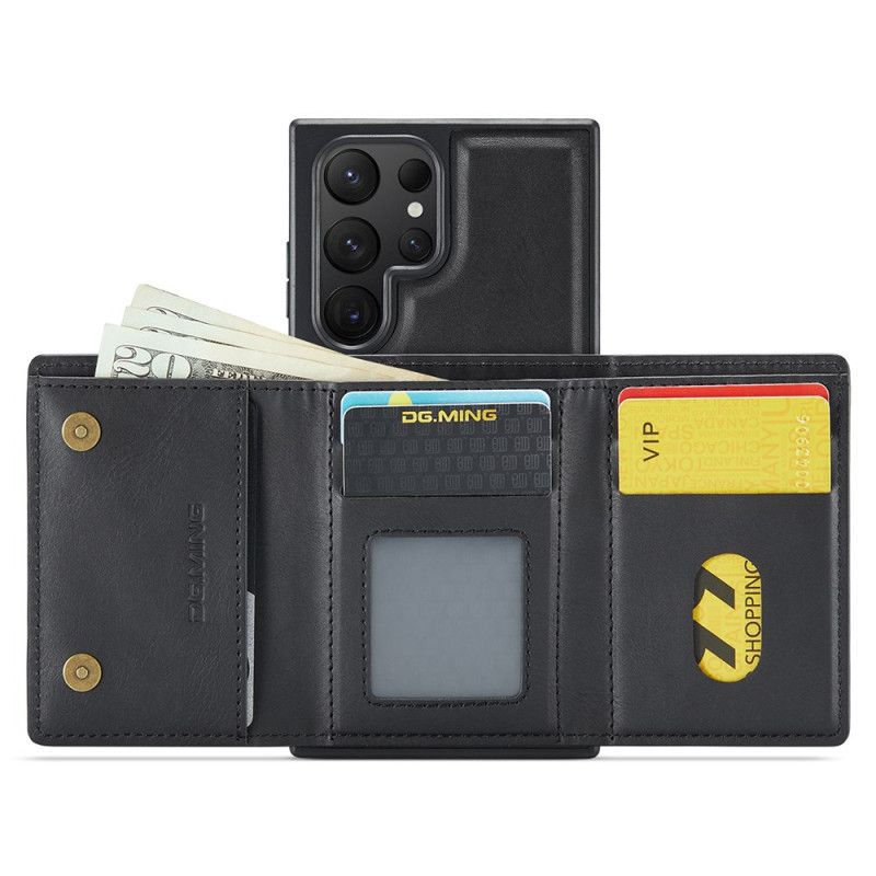 Cover Hoesje Samsung Galaxy S25 Ultra 5g Telefoonhoesje Afneembare Magnetische Portemonnee