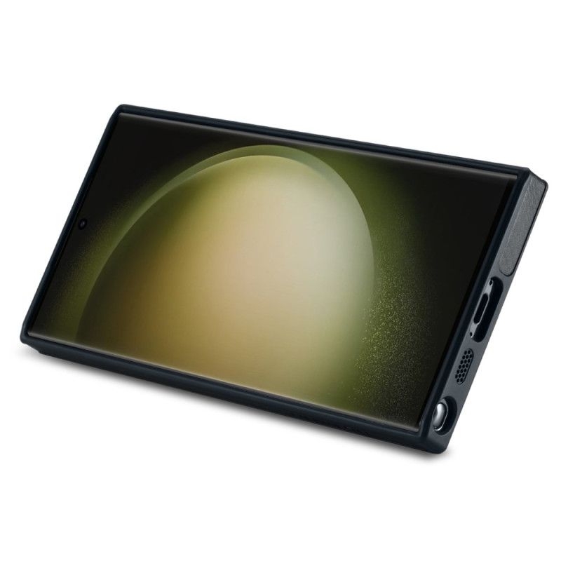 Cover Hoesje Samsung Galaxy S25 Ultra 5g Telefoonhoesje Dg.ming Leerstijl