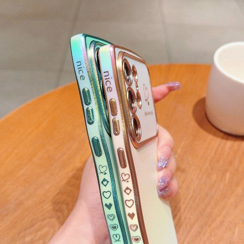 Cover Hoesje Samsung Galaxy S25 Ultra 5g Telefoonhoesje Zijdeachtig Verloop