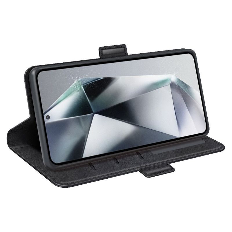 Flip Case Leren Samsung Galaxy S25 Ultra 5g Dubbele Sluiting