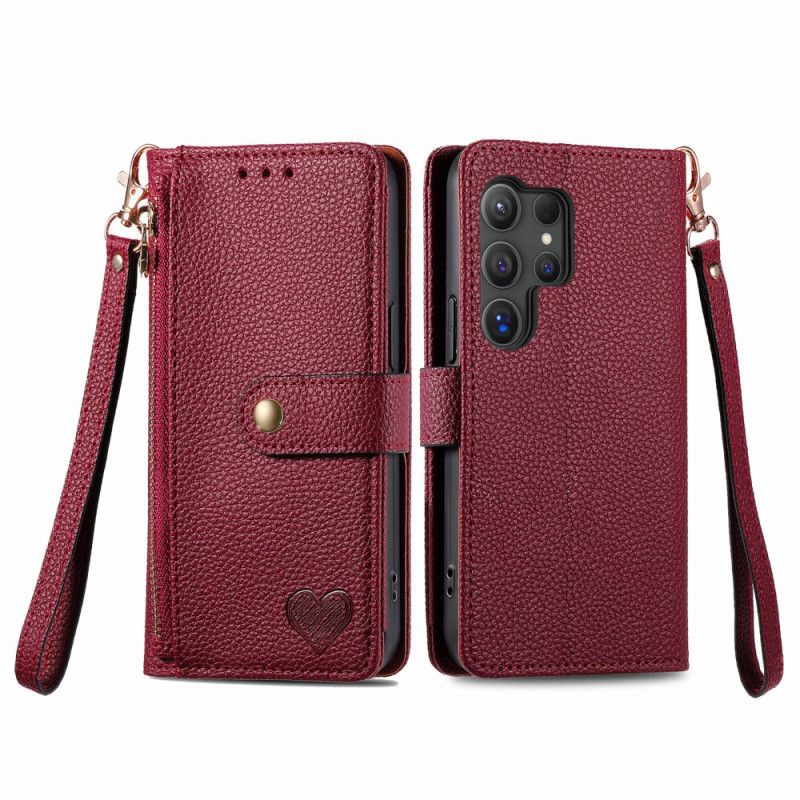 Flip Case Leren Samsung Galaxy S25 Ultra 5g Hart