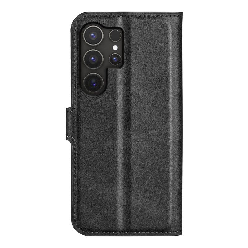 Folio-hoesje Samsung Galaxy S25 Ultra 5g Leerstijl