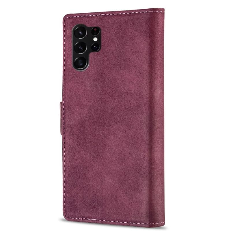 Folio-hoesje Samsung Galaxy S25 Ultra 5g Polyurethaan Leer