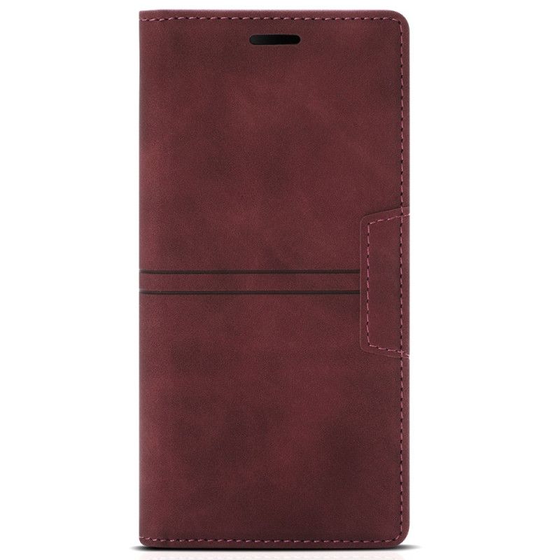 Folio-hoesje Samsung Galaxy S25 Ultra 5g Telefoonhoesje Dubbele Lijnen